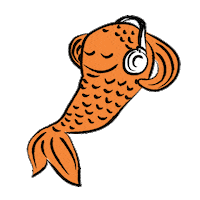 Podcast Fish Sticker by abstracta