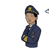 flying strong woman Sticker by Alba Paris