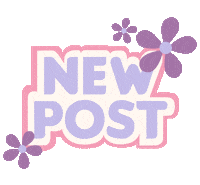 New Post Nouveau Sticker by Aurelie Magnan
