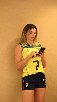 Brazil Love GIF by Volleyball World