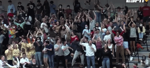 Cheering GIF by Brown Volleyball