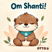 Inner Peace GIF by Otto the Otter by GleeSpace