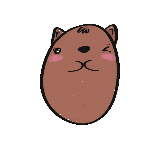 Happy Wombat Sticker