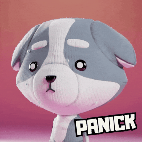 Scared Oh No GIF by The Plooshies