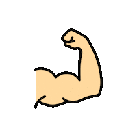 Strong Arm Sticker by Topli uzitki