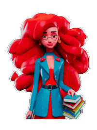 Here We Go Love Sticker by Sweet Charee Gallery