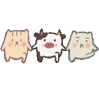 Cow Sticker