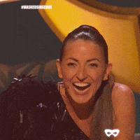 Excited Davina Mccall GIF by The Masked Singer UK & The Masked Dancer UK