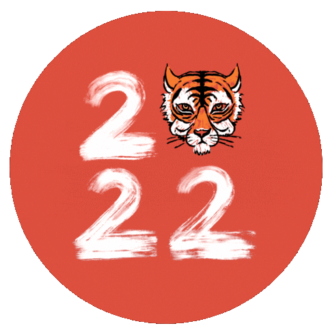 Excited Happy New Year Sticker by Hello All