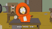 happy kenny mccormick GIF by South Park 