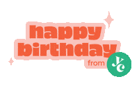 Happy Birthday Sticker by YummyColours