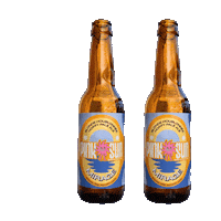 pinksunbrewingco bottles mirage trinquer pinksun Sticker
