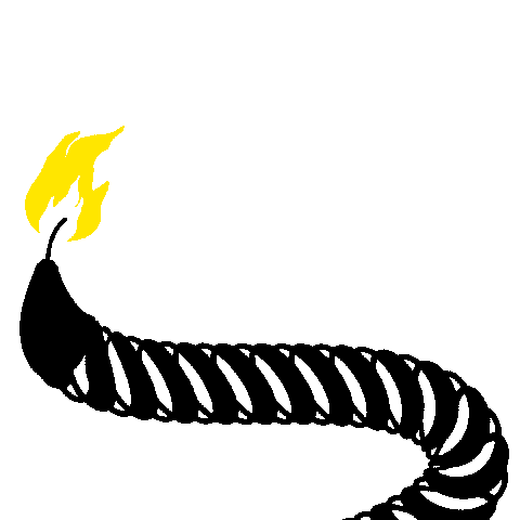 Festival Candle Sticker by Take Off Productions