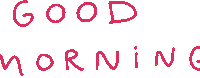 Good Morning Sticker