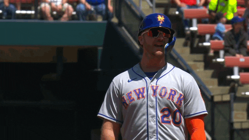 Pete Alonso Point GIF by New York Mets