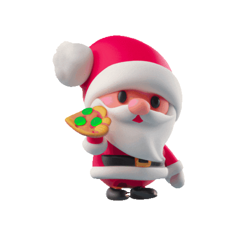 Feliz Navidad Eating Sticker by Anne Horel