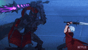 Battling Devil May Cry GIF by NETFLIX
