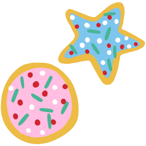Baking Christmas Cookie Sticker by Refinery29