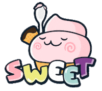 Happy Ice-Cream Sticker by wuxanos
