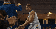 High Five Basketball GIF by Delaware Blue Hens