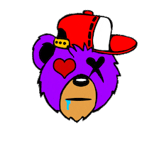 DatzArt love wow new post bear Sticker
