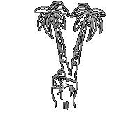 Peace Palms Sticker by Conservation Diver