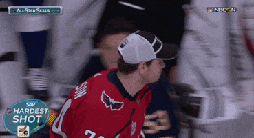 waving ice hockey GIF by NHL