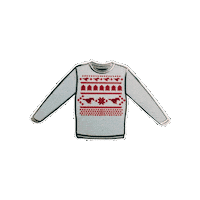 pinnedpins christmas university ugly pin Sticker