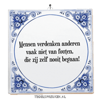 Wijsheid Spreuk Sticker by Tegelspreuken.nl