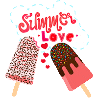 chilling ice cream Sticker