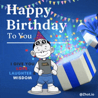 Happy Birthday GIF by Zhot