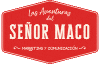 SenorMaco marketing diseno hipster calavera Sticker