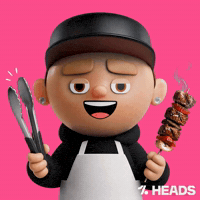 Grilling Labor Day GIF by OneFootball Heads
