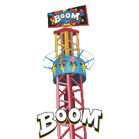 Amusement Park Boom Sticker by Särkänniemi