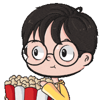 Watch Popcorn Sticker
