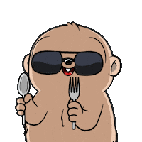 Excited Feed Me Sticker by Fugz Official