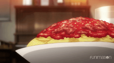 food porn spaghetti GIF by Funimation
