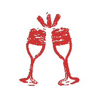 WeAreREDVELVET cheers champagne toast redvelvet Sticker