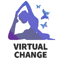 VirtualChange yoga virtual change ginna Sticker