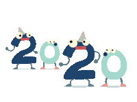 Accuse New Year Sticker by Bare Tree Media