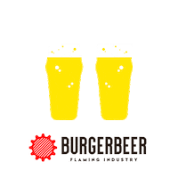 Burgerbeer beer king burger cerveza Sticker