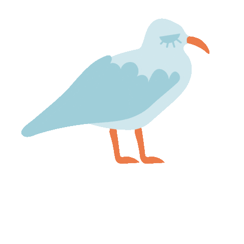 inthedeep giphyupload seagull Sticker