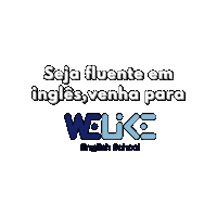 welikeenglish ingles sejafluente welikegoiania Sticker