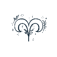 Astrology Aries Sticker by byflorecer