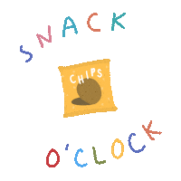 Hungry Break Time Sticker