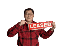 Leased Sticker by Jim Chu