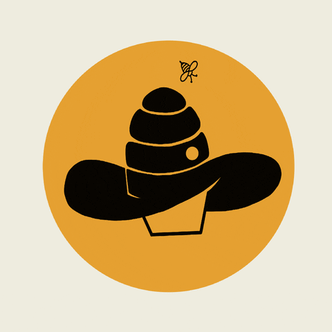 saramdean cowboy bee western buzz GIF