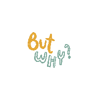 annamonics text confused typography why Sticker