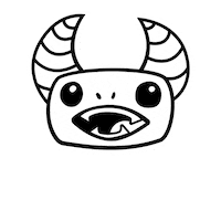 neekzbynikorenee happy kawaii dragon character Sticker