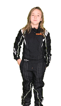 YouthABA racing karting finger shake gfm Sticker